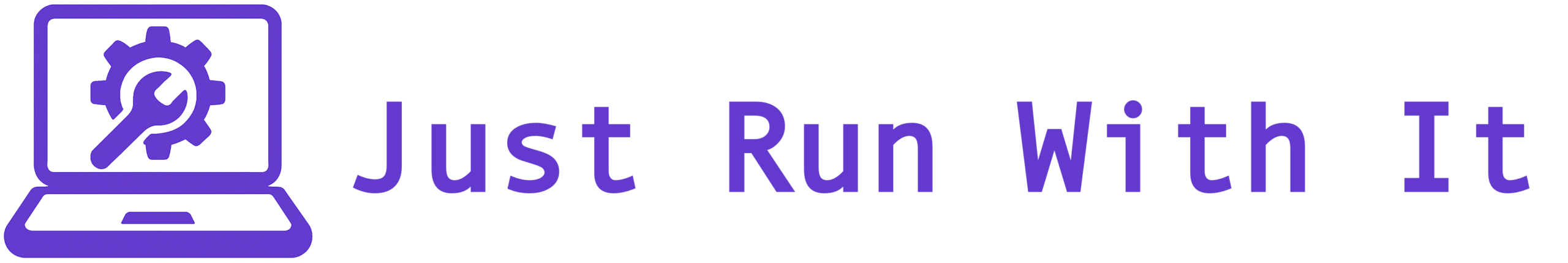 Just Run With It Logo